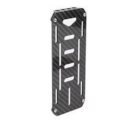 Alomejor Plaque de Montage de Batterie en Fiber de Carbone, Protection Durable pour Voiture sur Chenilles Axiale SCX10 RC, Matériau écologique