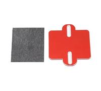 Alomejor Plaque de Montage ESC, Plaque de Fixation ESC en Aluminium Absorbant Les Chocs avec Méthode de Montage Standard pour Voiture 1/8 RC (Rouge)