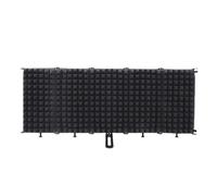 Alomejor Plaque Insonorisée Pliable Panneau d'enregistrement Portable avec ABS et Mousse Haute densité 3 ou 5 Panneaux Angle Réglable Bureau ou Support Utilisation pour l'enregistrement Vocal (5