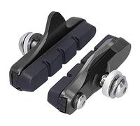 Alomejor Plaquettes de Freins Vélo Route - Kit 4 Pièces Blocs de Frein Compatible avec Freins à Patins en Carbone et Aluminium, Haute Performance, Faible Bruit, Bonne Puissance de