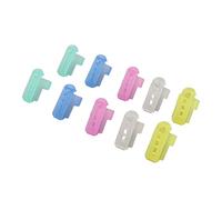 Alomejor Plastic Knitting Thimble, Durable Yarn Guide 10pcs