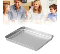 Alomejor Plat de Cuisson épais en Acier Inoxydable pour de Meilleurs Résultats de Cuisson, 1 Pièce, pour la Cuisine Domestique et L'hôtel (Grand)