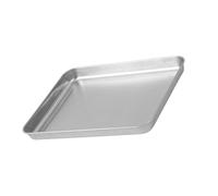 Alomejor Plat de Cuisson épais en Acier Inoxydable pour de Meilleurs Résultats de Cuisson, 1 Pièce, pour la Cuisine Domestique et L'hôtel (Petit)