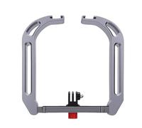 Alomejor Plate-Forme Stabilisatrice sous-Marine, Cage de Caméra en Alliage d'aluminium avec Poignée pour Plongée sous-Marine, Compatible avec la Série Hero