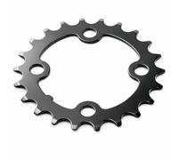 Alomejor Plateau de Vélo, Plateau en Acier au Carbone 22T 64mm BCD 8 9 10 Vitesses de Remplacement du Plateau