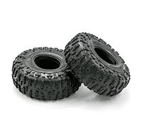 Alomejor Pneus sur Chenilles 1.9, Pneus de Voiture RC avec Conception en Caoutchouc Avancée, Lot de 4 pour Voiture RC 1/10 SCX10 90046 90047 (tapez 6)