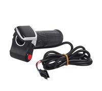 Alomejor Poignée Accélérateur pour Vélo Électrique 36V et 48V - Manette Gaz Électronique avec Écran LCD, Interrupteur Marche/Arrêt et Réglage Progressif de la Vitesse - Compatible