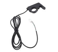 Alomejor Poignée D'accélérateur au Pouce, Poignée D'accélérateur ABS de 22 Mm pour Vélo, avec Câble de 1,5 M, pour VTT Pliants et Scooters électriques