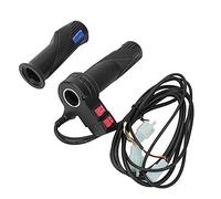 Alomejor Poignée d'accélérateur de vélo électrique 3 poignée de Commande de Vitesse avec câble Poignée d'accélérateur Universelle pour vélo électrique