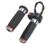 Alomejor Poignée D'accélérateur de Vélo électrique, Poignée Ergonomique en Caoutchouc Souple avec Conception Antidérapante, pour Tricycles électriques, (Réglage de la vitesse à trois vitesses)