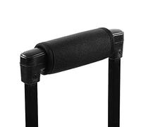 Alomejor Poignée de Bagage Réglable et Étiquette de Nom Personnalisable pour Valise de Voyage, Accessoire de Voyage Pratique et Sécurisé - Noir