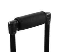 Alomejor Poignée de Bagage Réglable et Étiquette de Nom Personnalisable pour Valise de Voyage, Accessoire de Voyage Pratique et Sécurisé - Noir