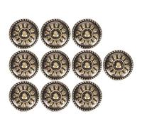 Alomejor Poignée de Bureau en Alliage de Zinc de Couleur Laiton Antique, Poignées de Tiroir Ergonomiques pour Portes et Armoires de Maison, 10 Ensembles D'accessoires de Meubles