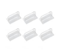 Alomejor Poignée de Couverture D'Aquarium en Acrylique Durable, Poignée Facile et Sécurisée pour la Maison, Ensemble de Poignées de Traction pour Aquarium, 6 Pièces