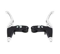 Alomejor Poignée de Frein de vélo 2,2 cm de diamètre Une Paire de Levier de Frein en Alliage d'aluminium s'appliquent à la Plupart des vélos de Route(Argent)