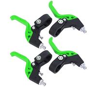 Alomejor Poignée de Frein de Vélo pour Enfants, Texture Serrée, Engagement Noir Vert pour Guidon de 22.2mm de Diamètre (vert noir)