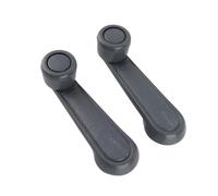Alomejor Poignée de Manivelle de Fenêtre Gris ABS Ensemble de Leviers de Manivelle de Fenêtre Intérieure 1 Paire Poignée Ergonomique Facile à Installer OE 69260 89104 69260 04020 pour Tercel