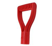 Alomejor Poignée de Pelle Légère et Durable, Diamètre Intérieur de 32mm, Remplacement de Poignée de Pelle pour Chasse-Neige, Herses à Creuser (Rouge)