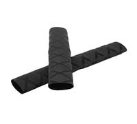 Alomejor Poignée de Pilon, Couverture de Maillet, Décoration à Motif de Grille pour les Amateurs de Percussion (BLACK)