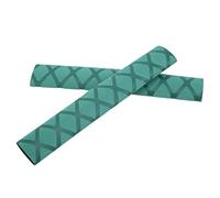 Alomejor Poignée de Pilon, Couverture de Maillet, Décoration à Motif de Grille pour les Amateurs de Percussion (GREEN)