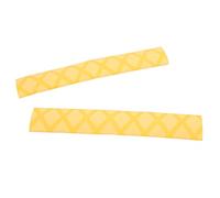 Alomejor Poignée de Pilon, Couverture de Maillet, Décoration à Motif de Grille pour les Amateurs de Percussion (YELLOW)