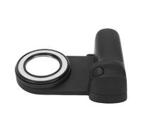 Alomejor Poignée de Poignée pour Appareil Photo de Téléphone, Lumière Réglable Intégrée avec Deux Températures de Couleur, 5 Niveaux de luminosité, Rotation à 360 Degrés pour Smartphones