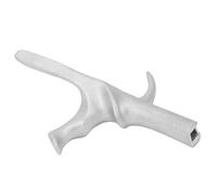 Alomejor Poignée D'épée en Aluminium D'escrime, Poignée de Remplacement en Alliage avec Conception Ergonomique pour Adultes Gauchers, Contrôle Stable pour la Pratique de L'escrime et