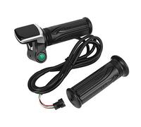 Alomejor Poignées accélérateur vélo électrique,LCD Clair Batterie poignées à Torsion 36V 48V Compatible for Cyclistes urbains Loisirs Montagne