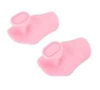 Alomejor Poignées de Gymnastique, Silicone Antidérapant pour L'entraînement Physique D'haltérophilie, avec Une stabilité de Poignée Améliorée et Un Matériau Respirant (Pink)
