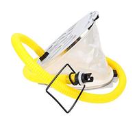 Alomejor Pompe à Air de Pied Gonflable pour Bateau, Canot, Kayak et Bateau de Pêche - Pompe Gonflable à Pied de Camping avec Tube d'Aspiration - Blanc