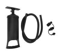 Alomejor Pompe à Air Manuelle en PVC, avec Pédale Antidérapante et 3 Buses d'air, Pompe Manuelle Rapide pour Matelas Gonflable, Jouets de Piscine