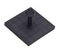 Alomejor Pompe à Eau Solaire, Fontaine Flottante Efficace en Silicium Monocristallin pour Bains D'oiseaux, étangs et Aquariums