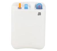 Alomejor Pompe à Oxygène Portable Pompe à Air Silencieuse pour Aquarium alimenté par Batterie Longue Durée pour la Pêche Voyage en Plastique