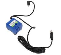 Alomejor Pompe de Fontaine pour Animaux de Compagnie Ultra Silencieuse pour Distributeur d'eau pour Chat avec Lumière LED, Système Automatique pour Boire des Animaux de Compagnie, pour Fontaines