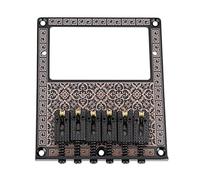 Alomejor Pont de Guitare Réglable et Durable, Micro Humbucker pour Guitares électriques TL Telecaster (kaléidoscope noir)