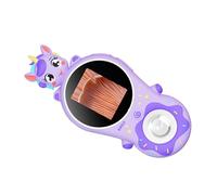 Alomejor Portable Handheld Magnifier 500x with LED Light (Purple)