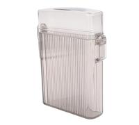 Alomejor Porte-Badge D'identification en Plastique Dur Transparent étanche à L'eau avec Lanière de Sifflet pour Diverses Activités Cartes de Crédit en Espèces Cartes Clés (#1)