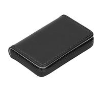 Alomejor Porte-Cartes de Visite en Cuir PU, Design élégant, Grande capacité, pour Les Gestionnaires de Bureau, Portable pour Hommes et Femmes (001#)