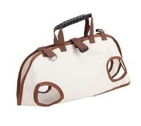 Alomejor Porte-Chien, Bandoulière Réglable avec Grande capacité et Ports de Ventilation pour Petits Animaux de Compagnie, Voyage Confortable (L)