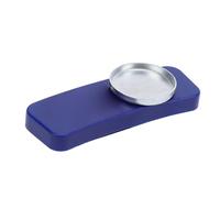 Alomejor Porte-Craie de Piscine, Boîte à Craie Magnétique Ronde et Carrée pour Queue de Billard avec de Ceinture pour Outil de Billard, Accessoires de (Blue)