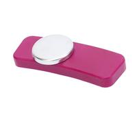 Alomejor Porte-Craie de Piscine, Boîte à Craie Magnétique Ronde et Carrée pour Queue de Billard avec de Ceinture pour Outil de Billard, Accessoires de (Bourgogne)