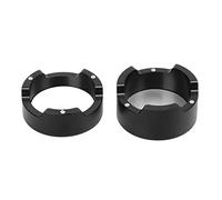 Alomejor Porte-craie de piscine en alliage d'aluminium de qualité supérieure - Mallette à craie ronde pour joueurs de billard pour tous les jeux confortable