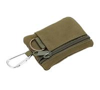 Alomejor Porte-Monnaie Mini Sac de Poche Extérieur - Sac Portatif avec Mousqueton et Porte-Clés Compact pour Camping, Randonnée, Cyclisme et Activités en Plein Air (Vert)