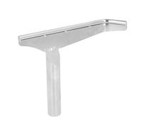 Alomejor Porte-outil de Tour incurvé en Acier allié Durable pour le Travail du Bois, Support D'outil de Tour de 1 Pouce de Diamètre pour Lit de de 25mm