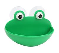 Alomejor Porte-Savon de Bain en Plastique Durable, de Grenouille Aquatique, Design Mignon pour Amphibiens, Crapauds, Geckos, Têtards