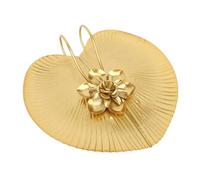 Alomejor Porte-serviettes en Feuille de Fer Moderne, Bras lesté pour Décor de Table de Cuisine, Support Plat de Style Nordique pour la Maison, le Restaurant et le Bureau (GOLD)