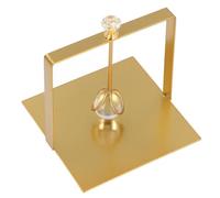 Alomejor Porte-Serviettes lesté en Boule de Verre pour la Cuisine, Support de Serviettes en Papier Rustique pour une Utilisation Intérieure et Extérieure, Distributeur de Mouchoirs en Métal pour la