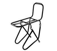 Alomejor Porte-vélos Avant Léger en Acier, avec Fixation Ouverte pour Une Installation Facile, : 25 x 15 x 15 cm (Black)