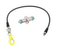 Alomejor Pression de Plongée, Tuyau à Cadran Lumineux, Construction en Acier Inoxydable avec Crochet BCD, pour équipement de Plongée Sous-marine (80CM)