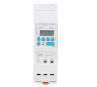 Alomejor Programmateur Horaire avec écran LCD | 16 programmes marche/arrêt, Batterie de secours, Contrôle automatique, Utilisation électroménager